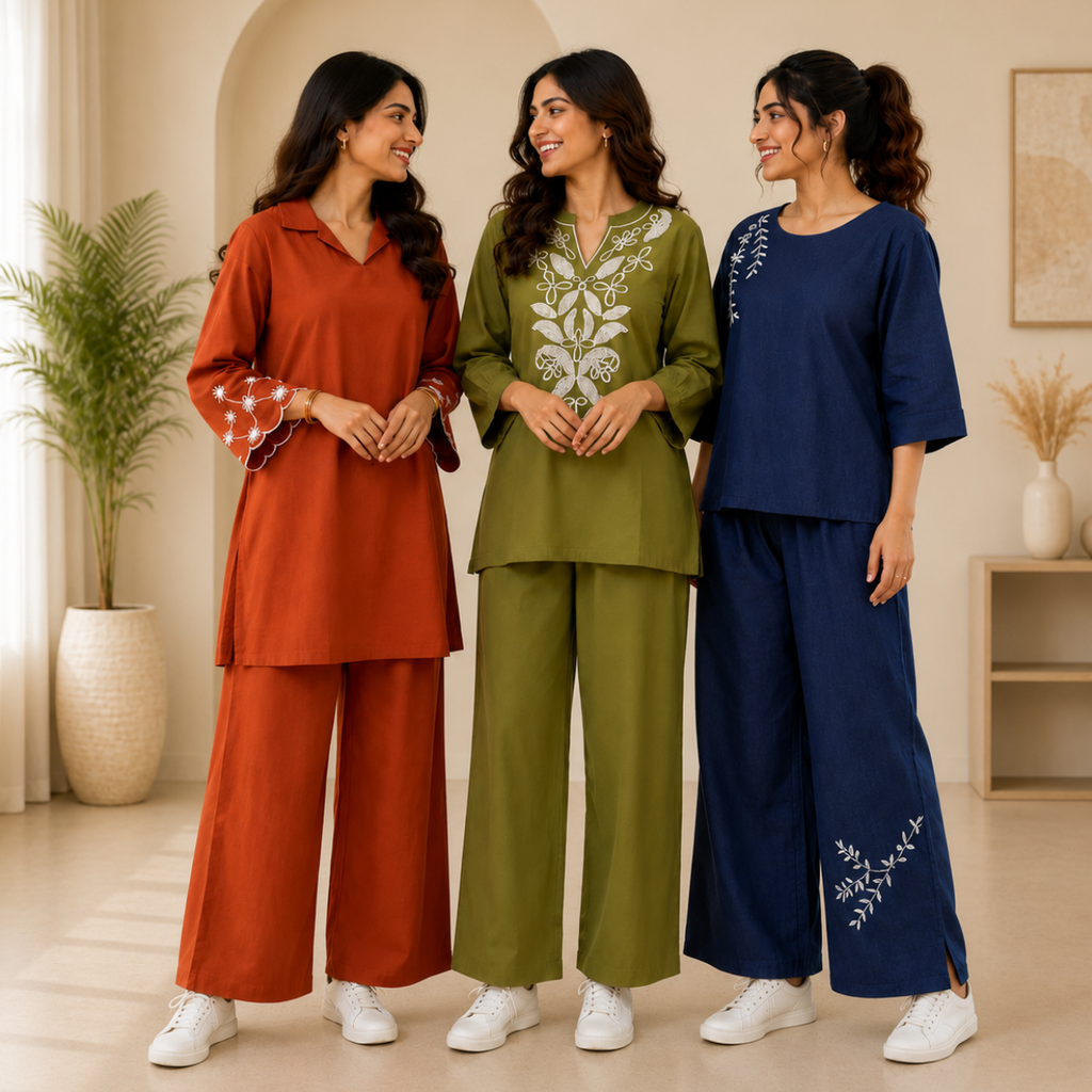 Pack of 3 Women's Every Day Co Ord Set