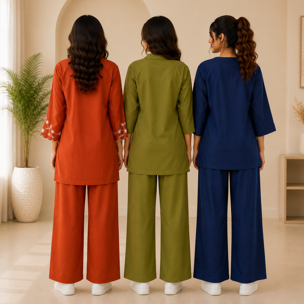 Pack of 3 Women's Every Day Co Ord Set