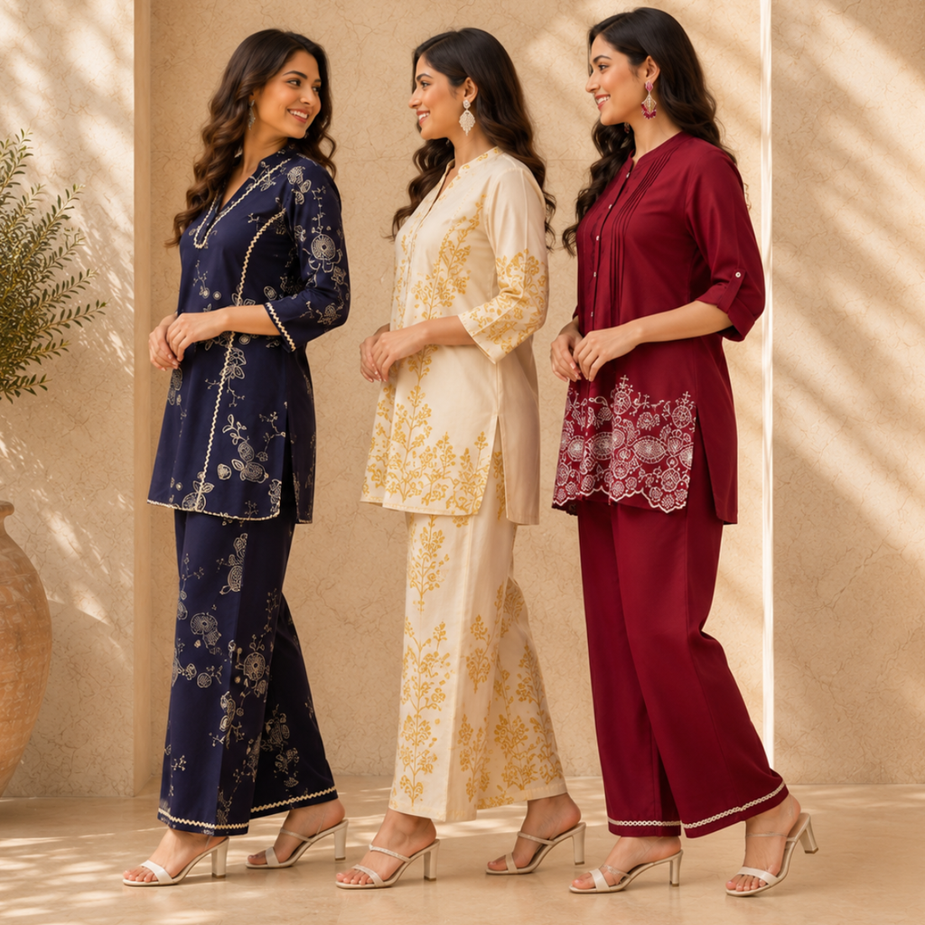 Pack of 3 Women's Every Day Co Ord Set