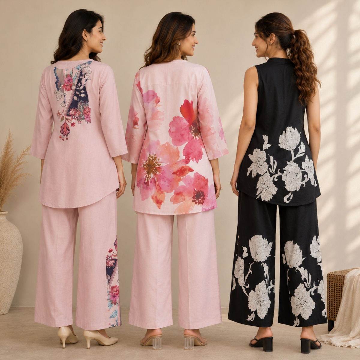Pack of 3 Women's Every Day Co Ord Set