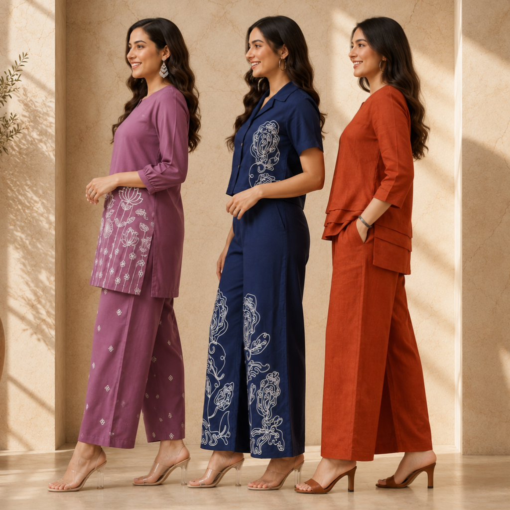 Pack of 3 Women's Every Day Co Ord Set