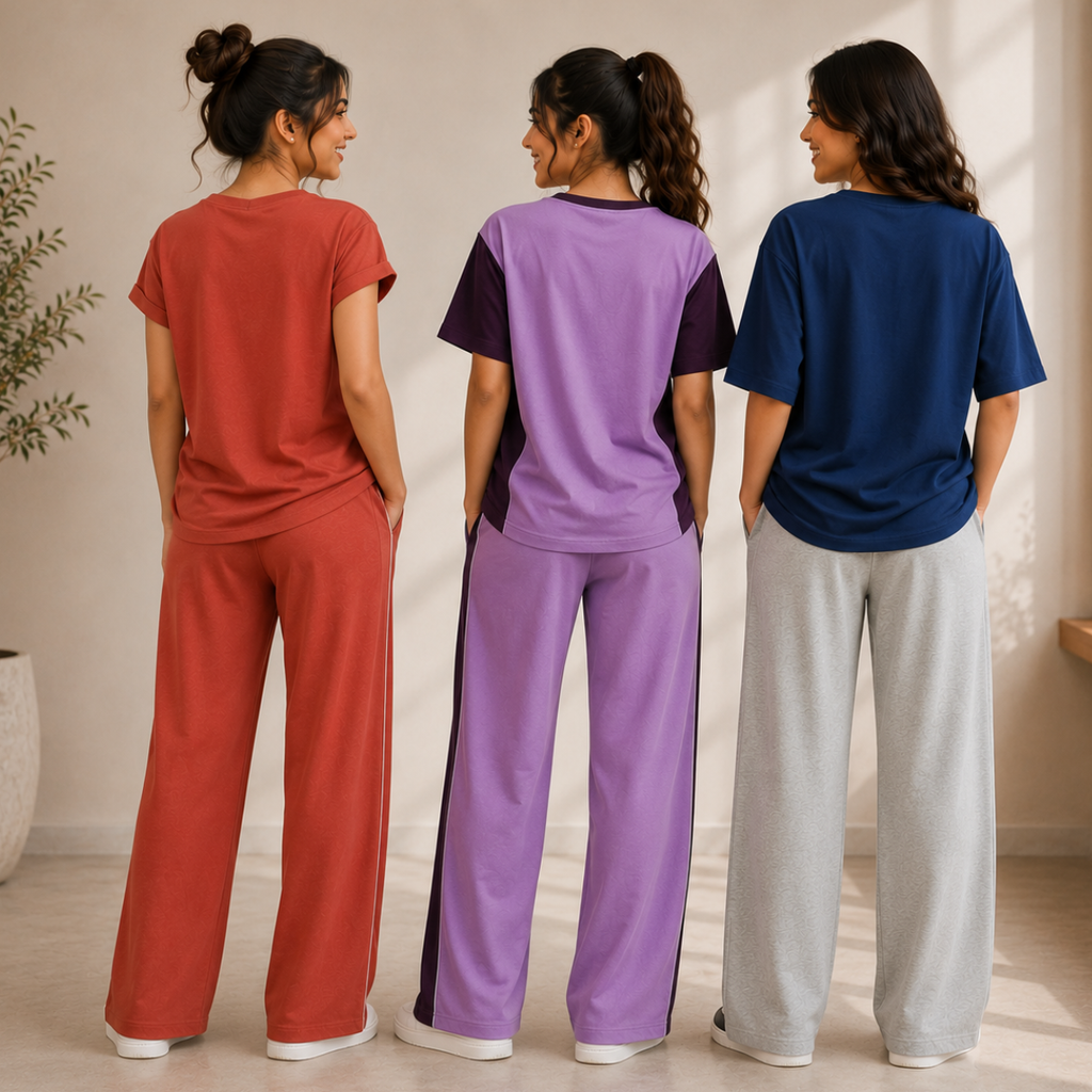 3 Women's T-Shirt with Trouser | Casual Wear ( T9 )