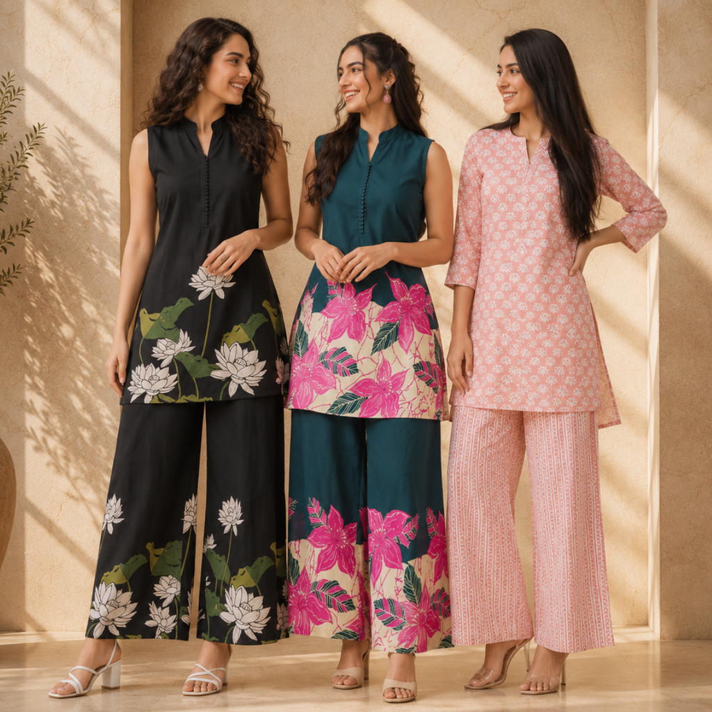Pack of 3 Women's Every Day Co Ord Set