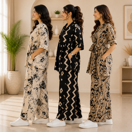 Pack of 3 Women's Every Day Co Ord Set
