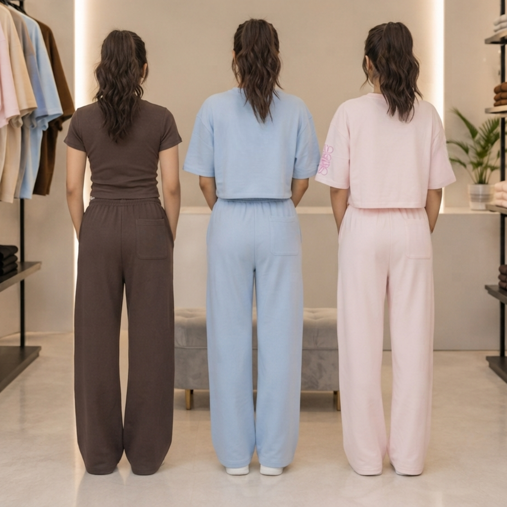 3 Women’s T-Shirt With Matching Trouser ( T9 )