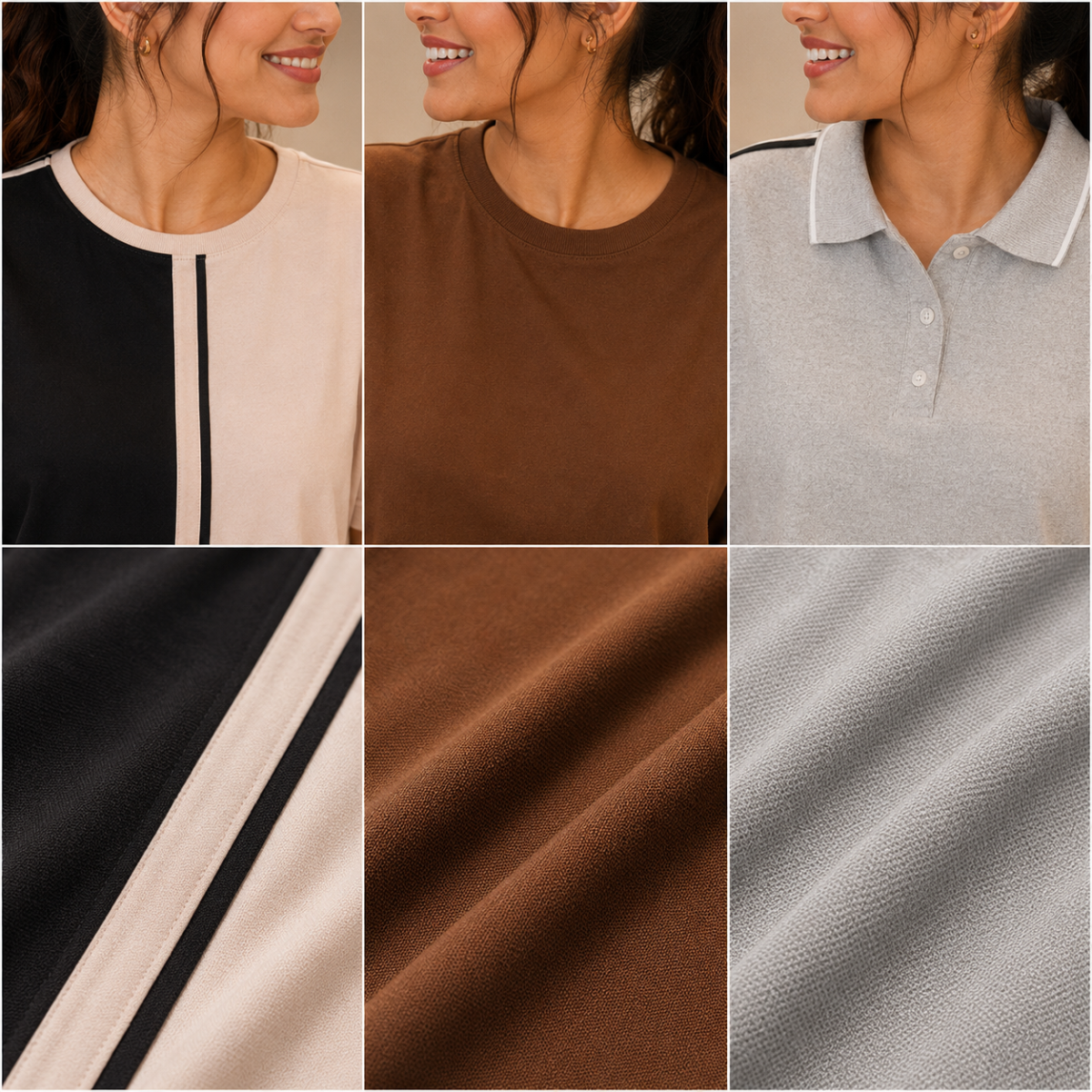 Women's Casual T-Shirt & Trouser Combo | Pack of 3