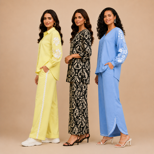 Pack of 3 Women's Every Day Co Ord Set