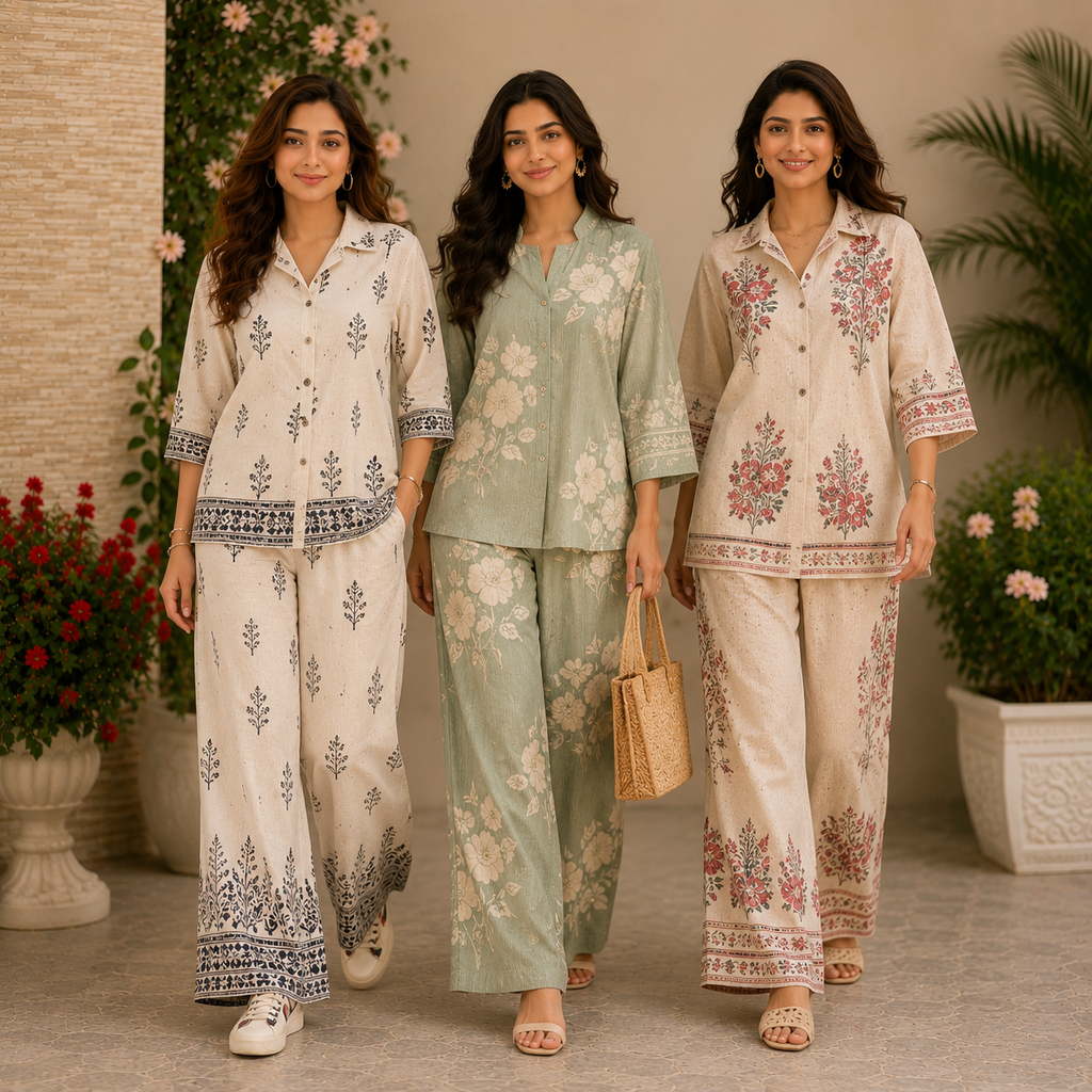 Pack of 3 Women's Every Day Co Ord Set
