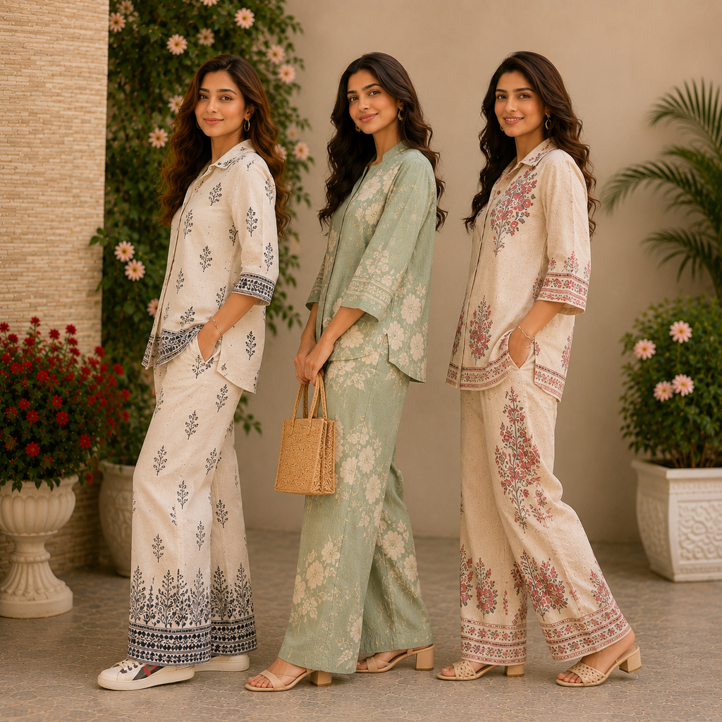 Pack of 3 Women's Every Day Co Ord Set