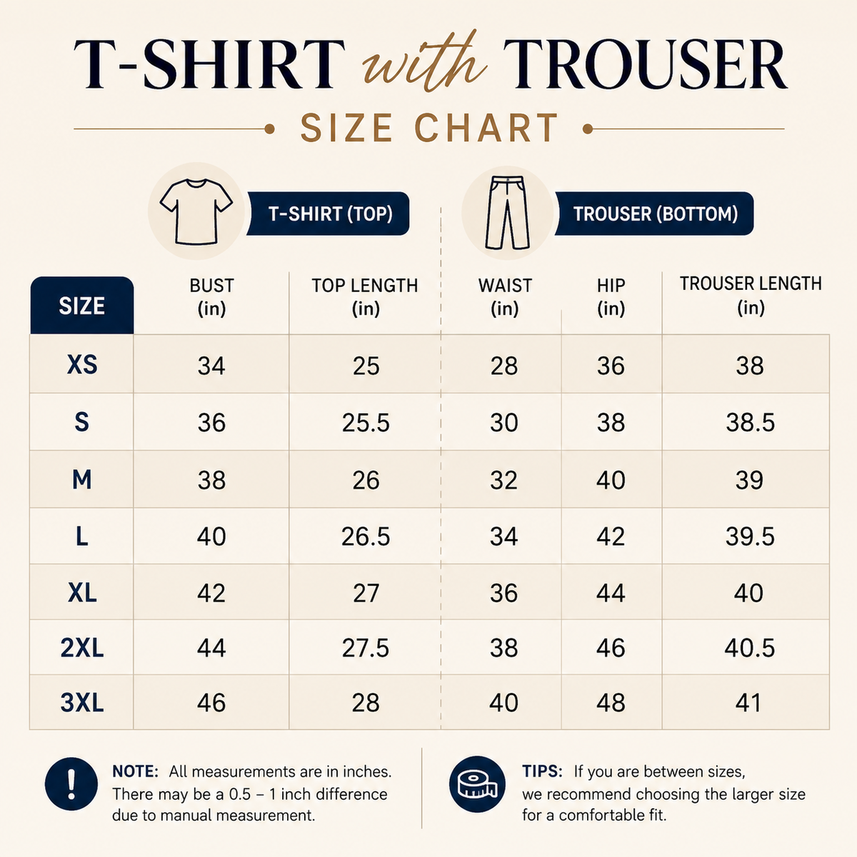 3 Women’s T-Shirt With Matching Trouser ( T5 )