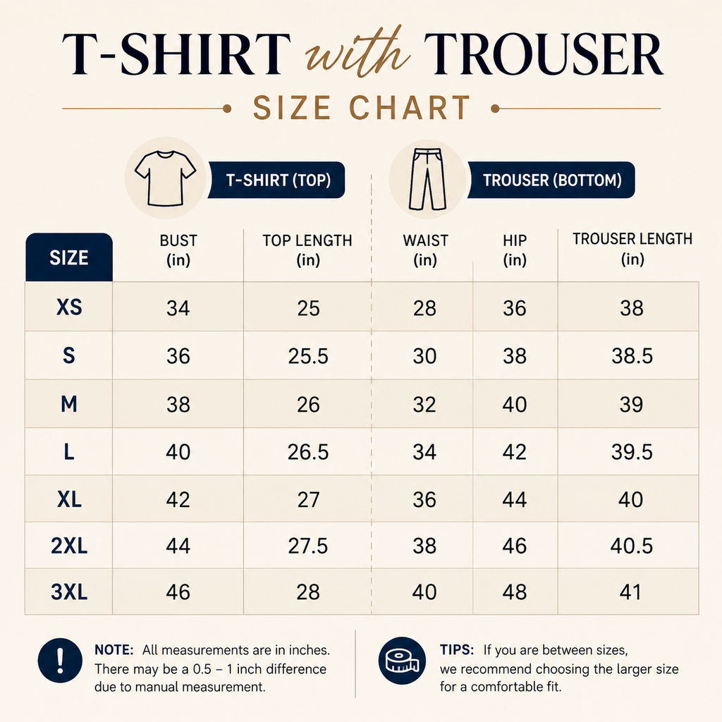 3 Women's Casual Wear T-Shirt With Trousers ( T9 )