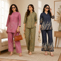 Women’s Co-Ord | Pack of 3 | Printed Casual Wear
